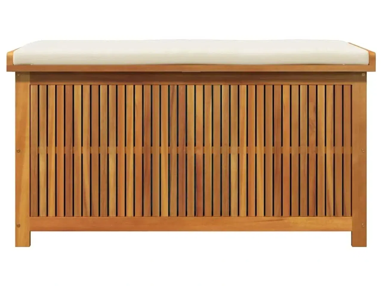 Billede 5 - Udendørs hyndeboks 113x50x60,5 cm massivt akacietræ