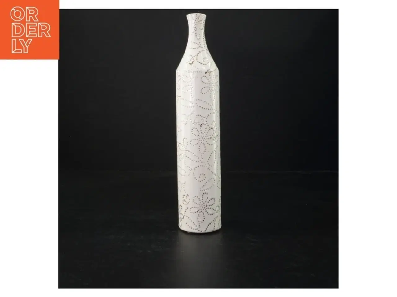 Billede 1 - Perforeret porcelænsvase (str. 27,5 cm)
