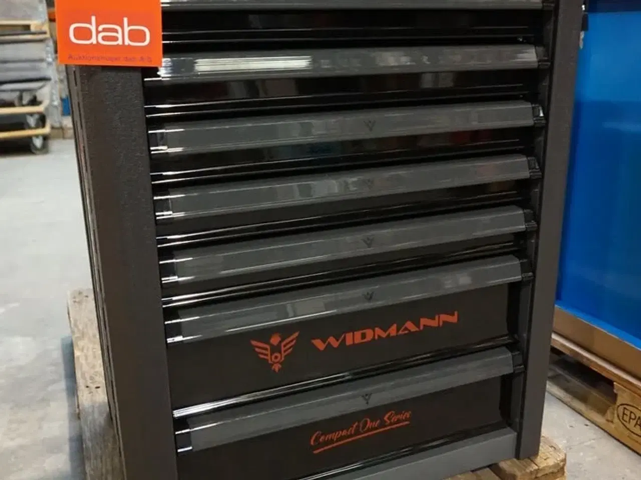 Billede 10 - Widmann Compact one værktøjsvogn. Syv skuffer inkl. værktøj