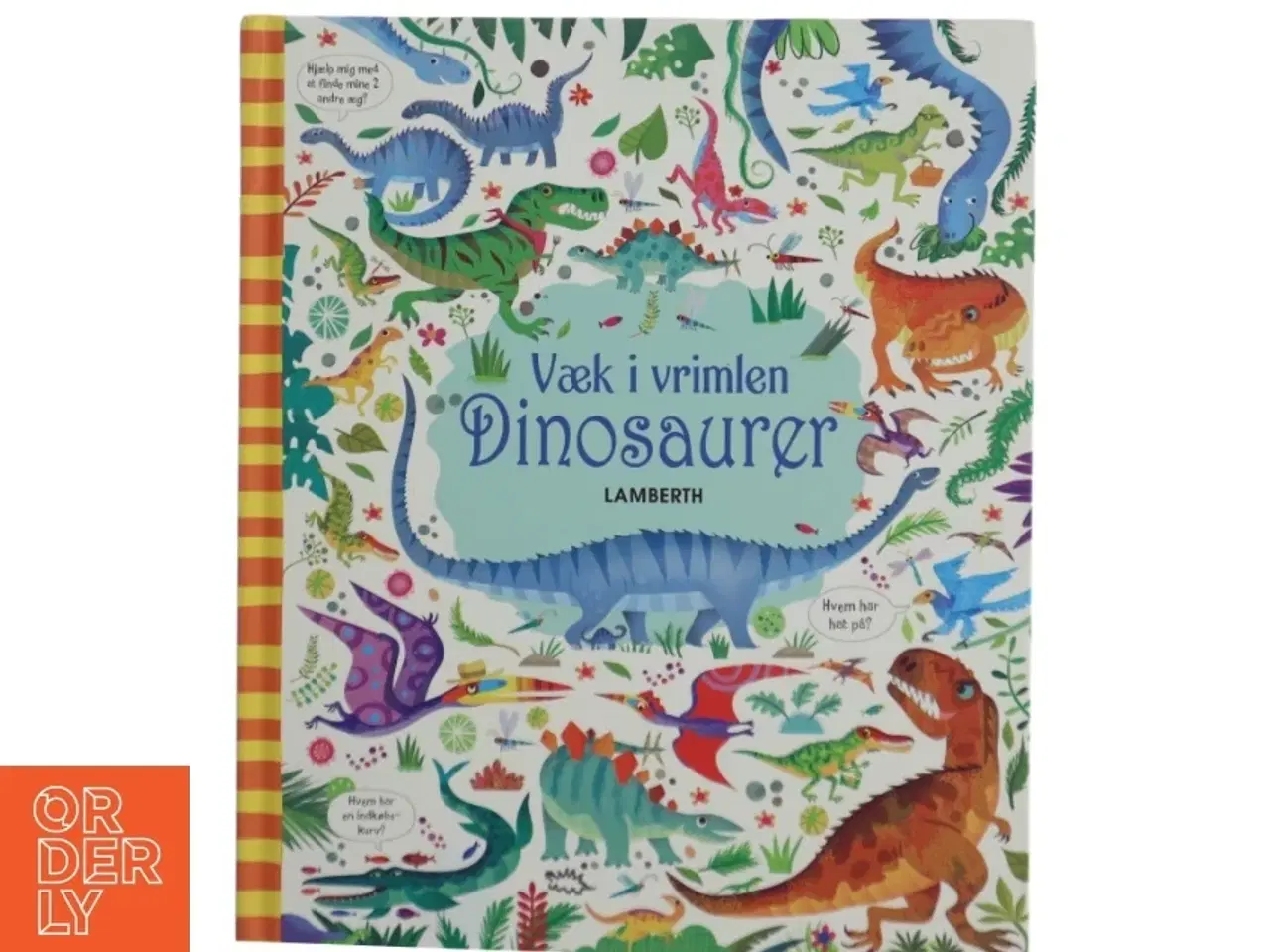 Billede 1 - Væk i vrimlen af dinosaurer (Bog) fra Lamberth