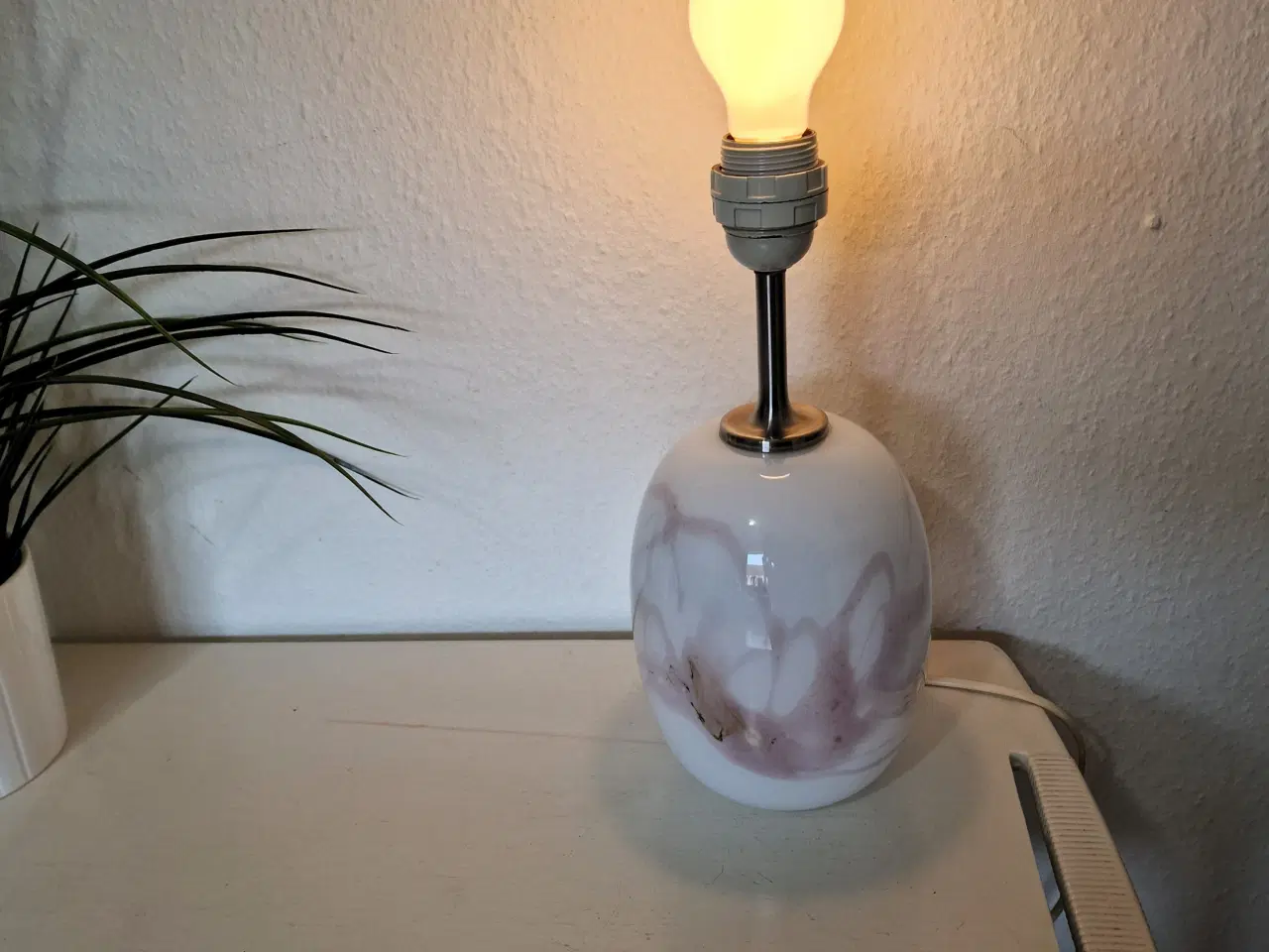 Billede 7 - Holmegaard Art Glas Bordlampe.