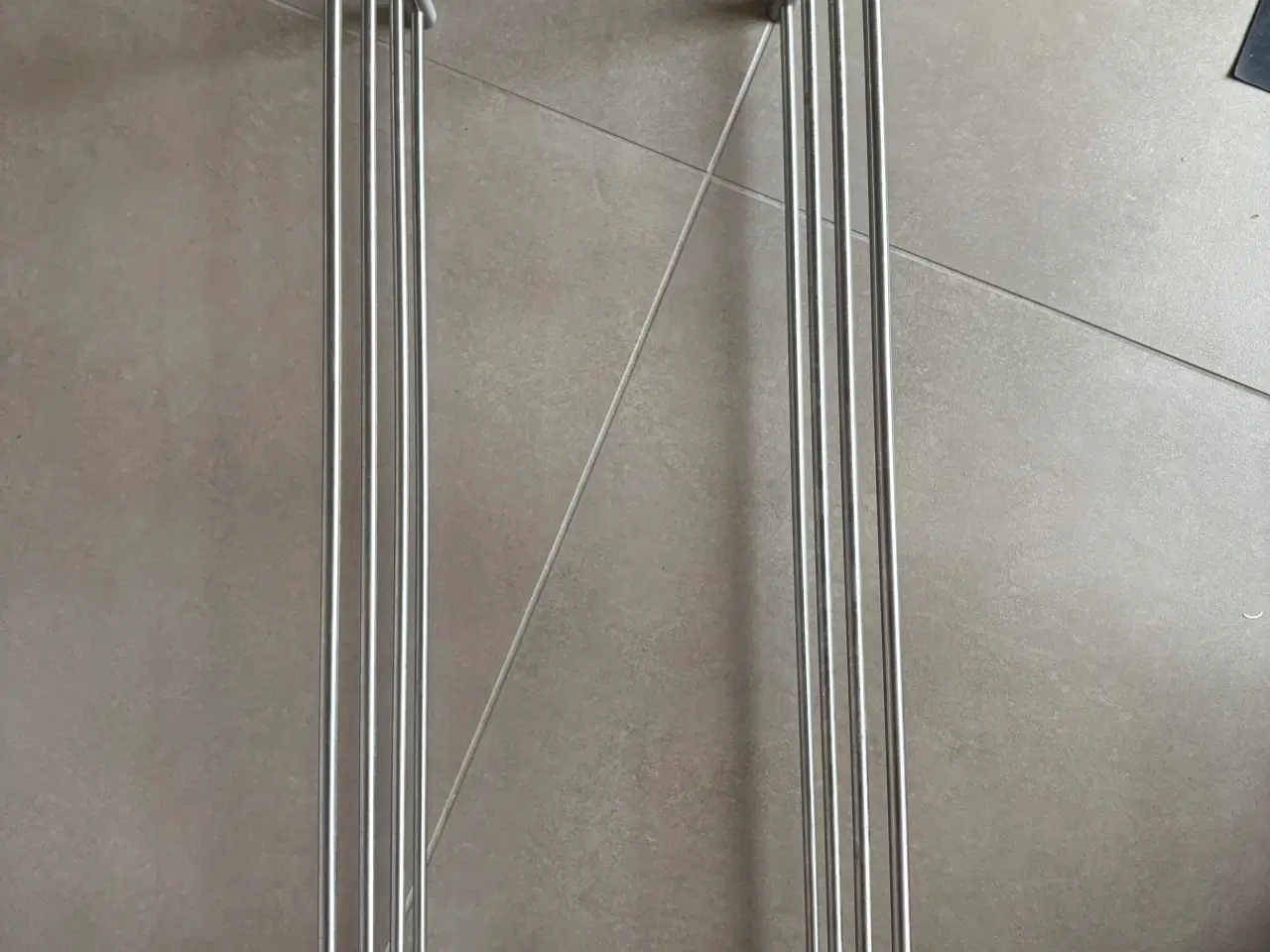 Billede 3 - Væghængt hylde i rustfrit stål  