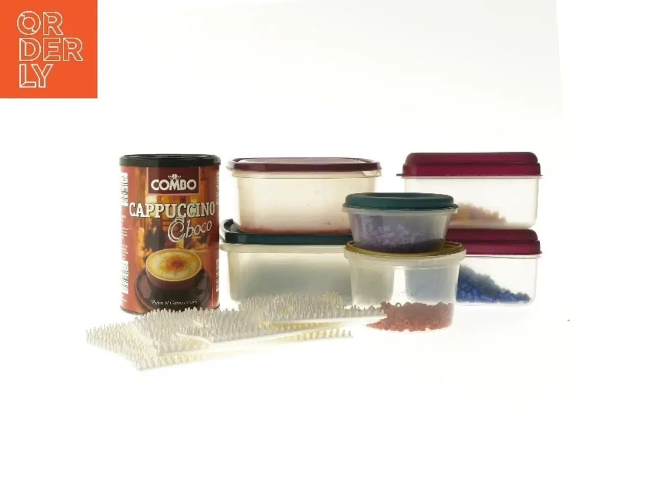 Billede 1 - Perler og 4 perleplader