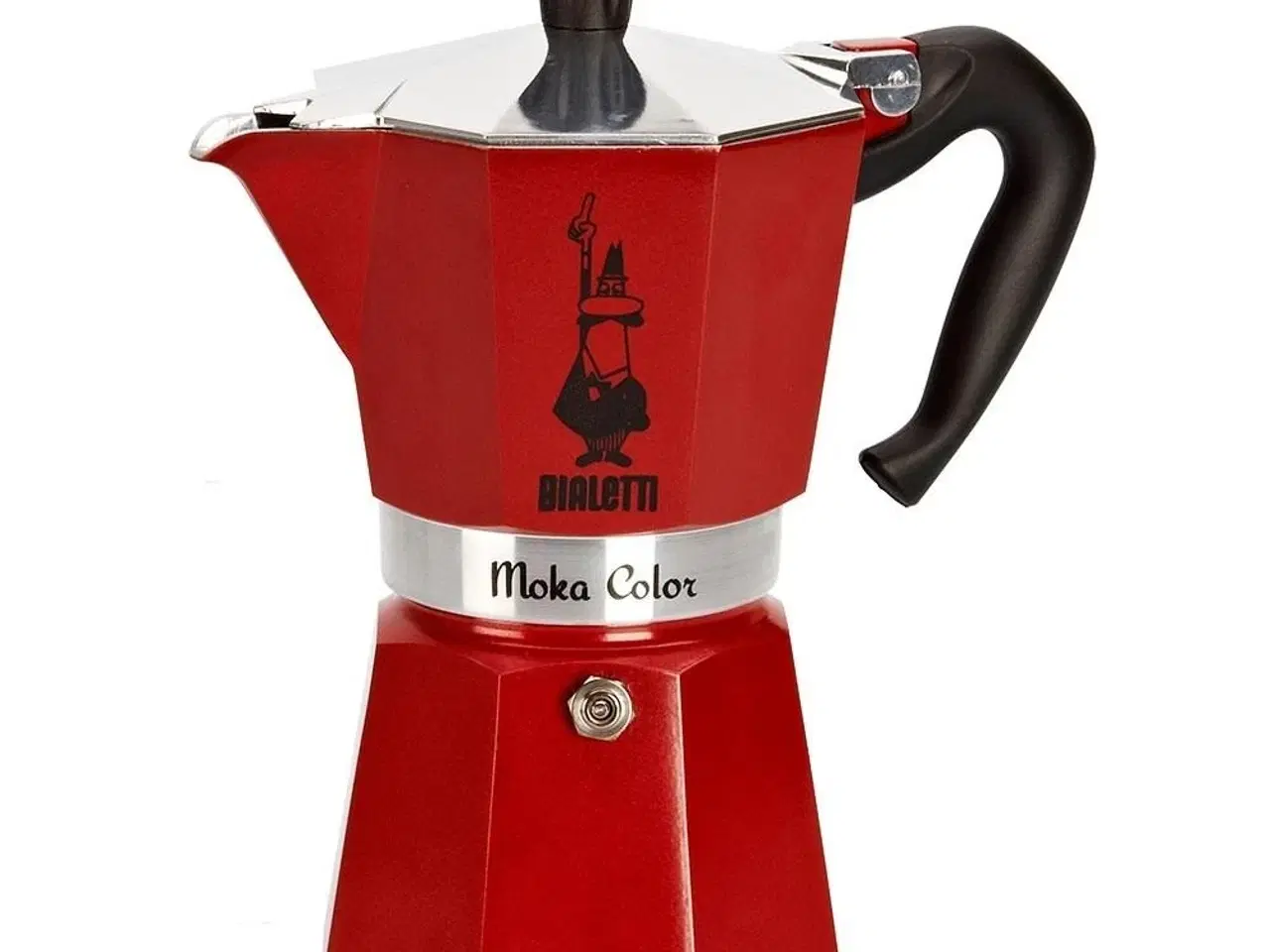 Billede 1 - Kaffekande moka – Bialetti Moka Express, rød, 3 kopper