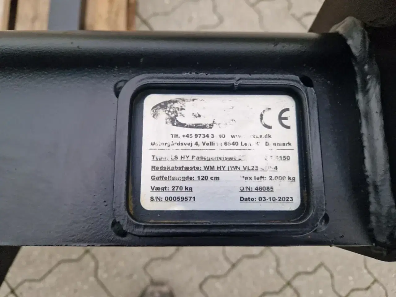 Billede 10 - JST Pallegafler m. hy. gaffelflyt