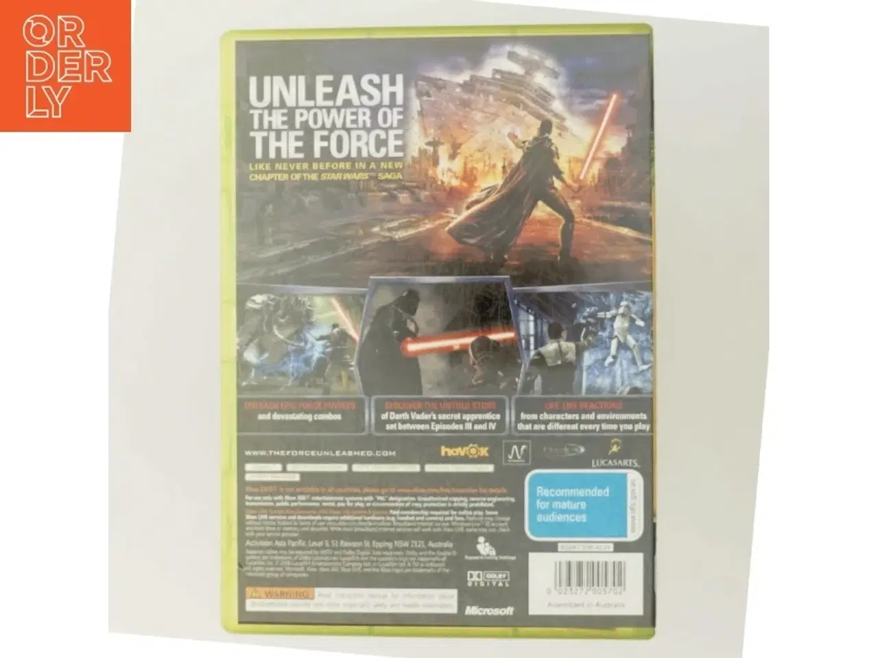 Billede 3 - Star Wars: The Force Unleashed Xbox 360 spil fra LucasArts