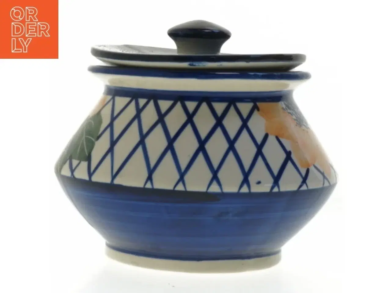 Billede 2 - Dekorativ krukke med låg (str. 16x18x18 cm)