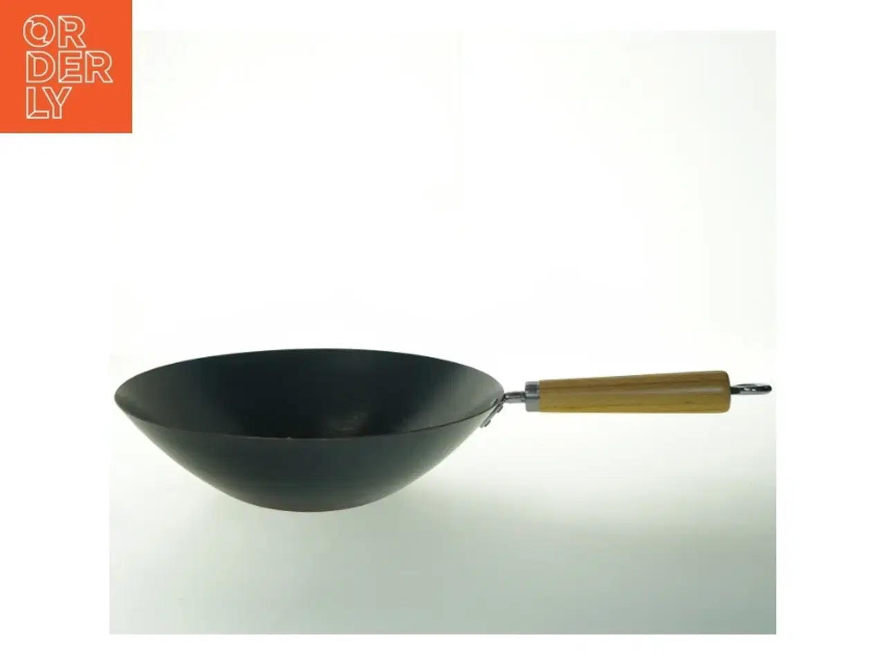 Billede 1 - Wokpande med træhåndtag (str. Ø 34 cm)