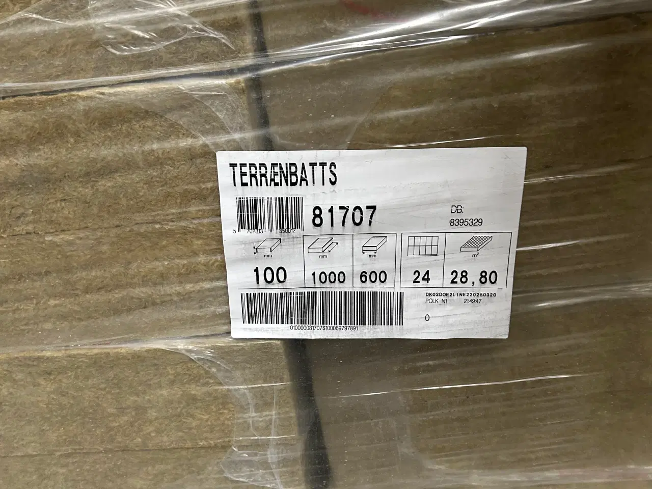 Billede 1 - Rockwool Terrænbatts 100 mm. 