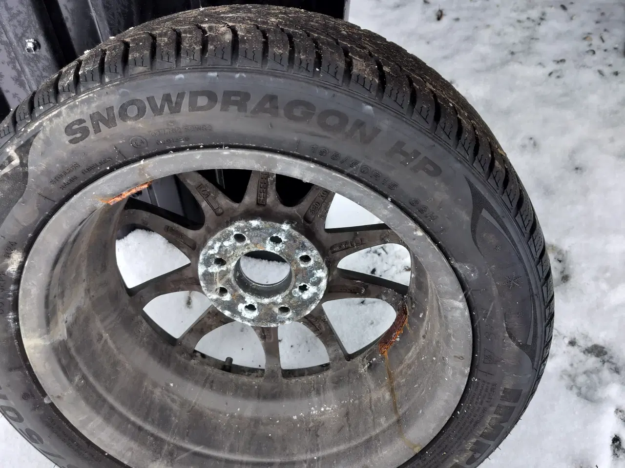 Billede 3 - 4 stk vinterdæk med fælge