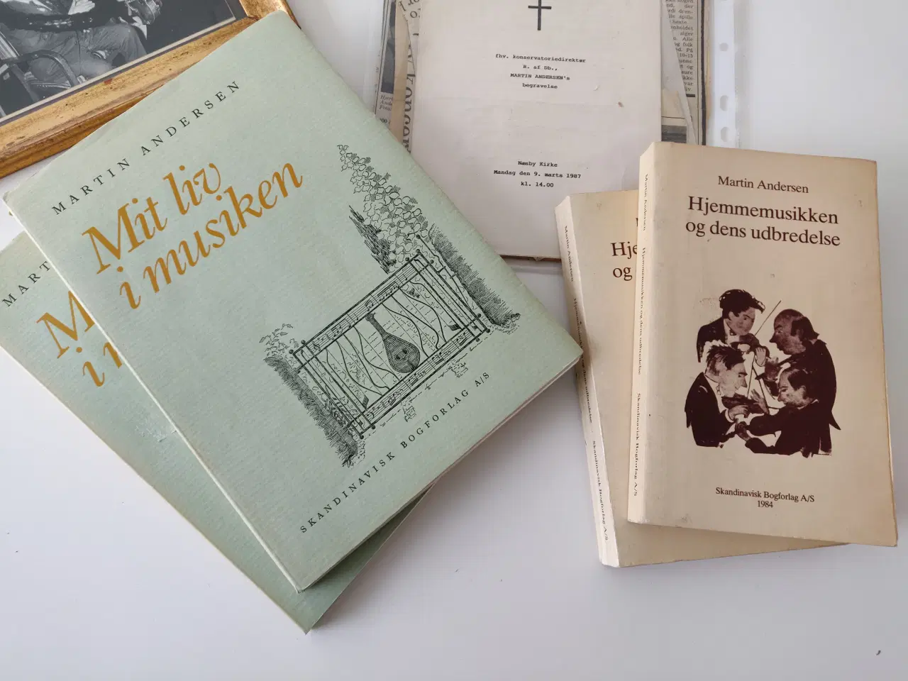 Billede 2 - Bøger af violinist Martin Andersen