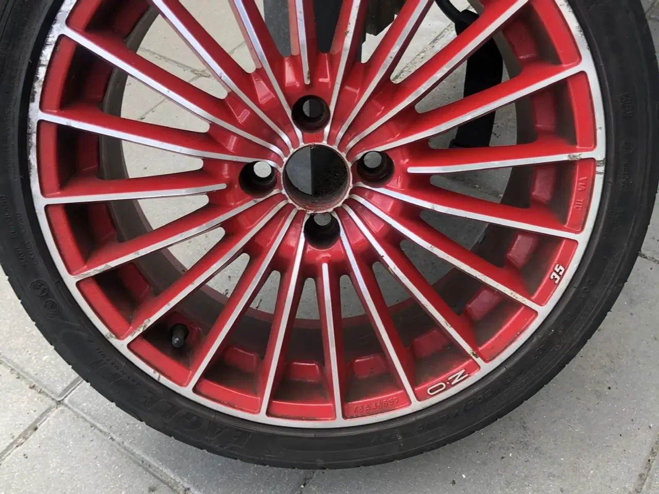 Billede 1 - OZ alufælge til Fiat 500 4stk. 