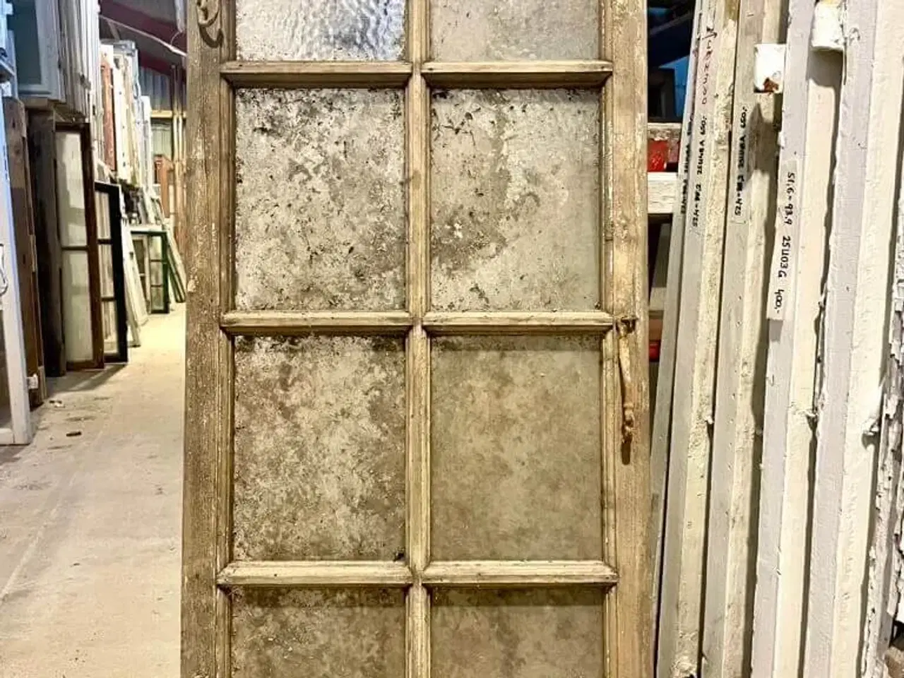 Billede 2 - Original 8-ruders vinduesramme m. råglas