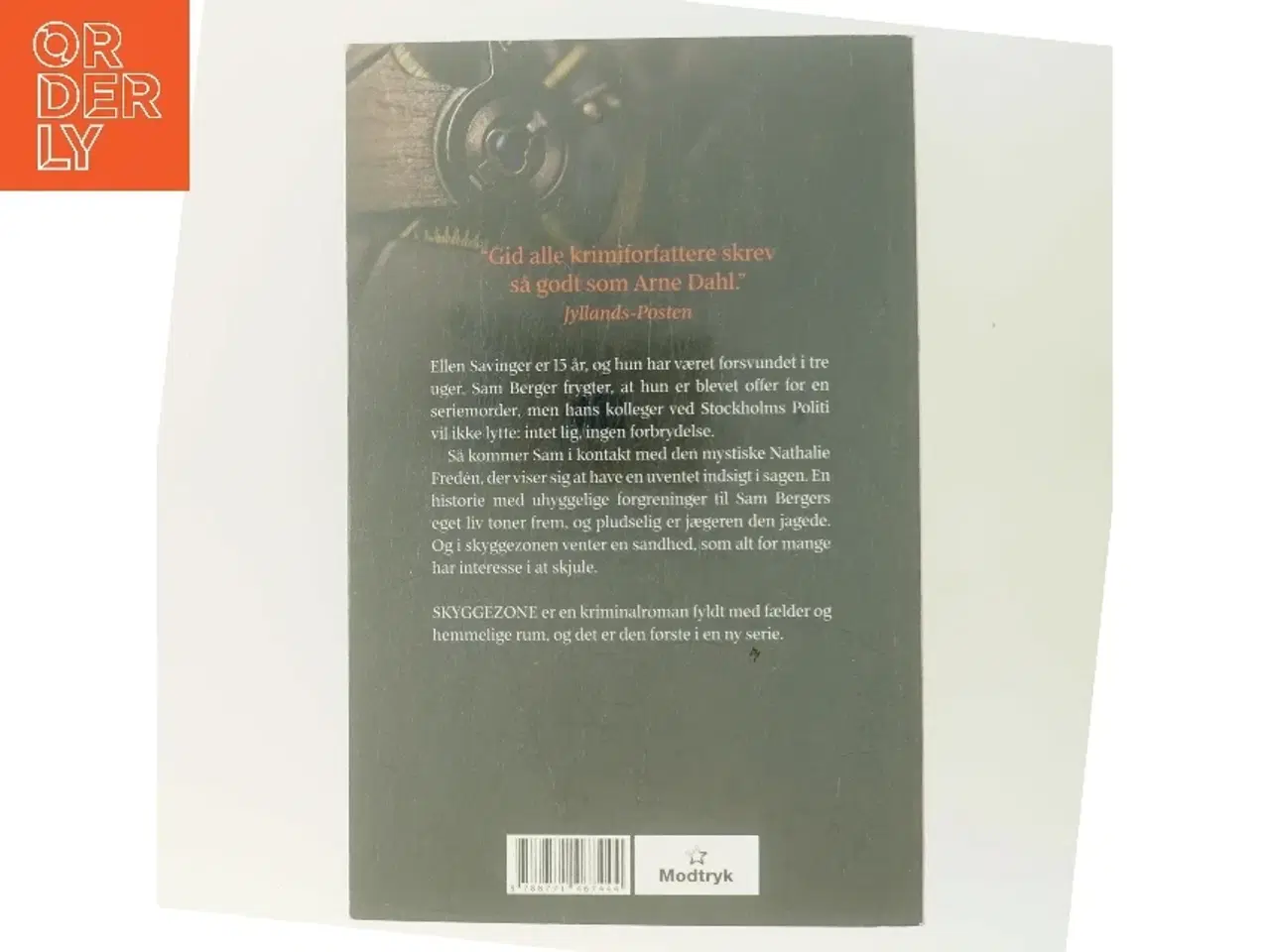 Billede 3 - Skyggezone : kriminalroman af Arne Dahl (f. 1963) (Bog)