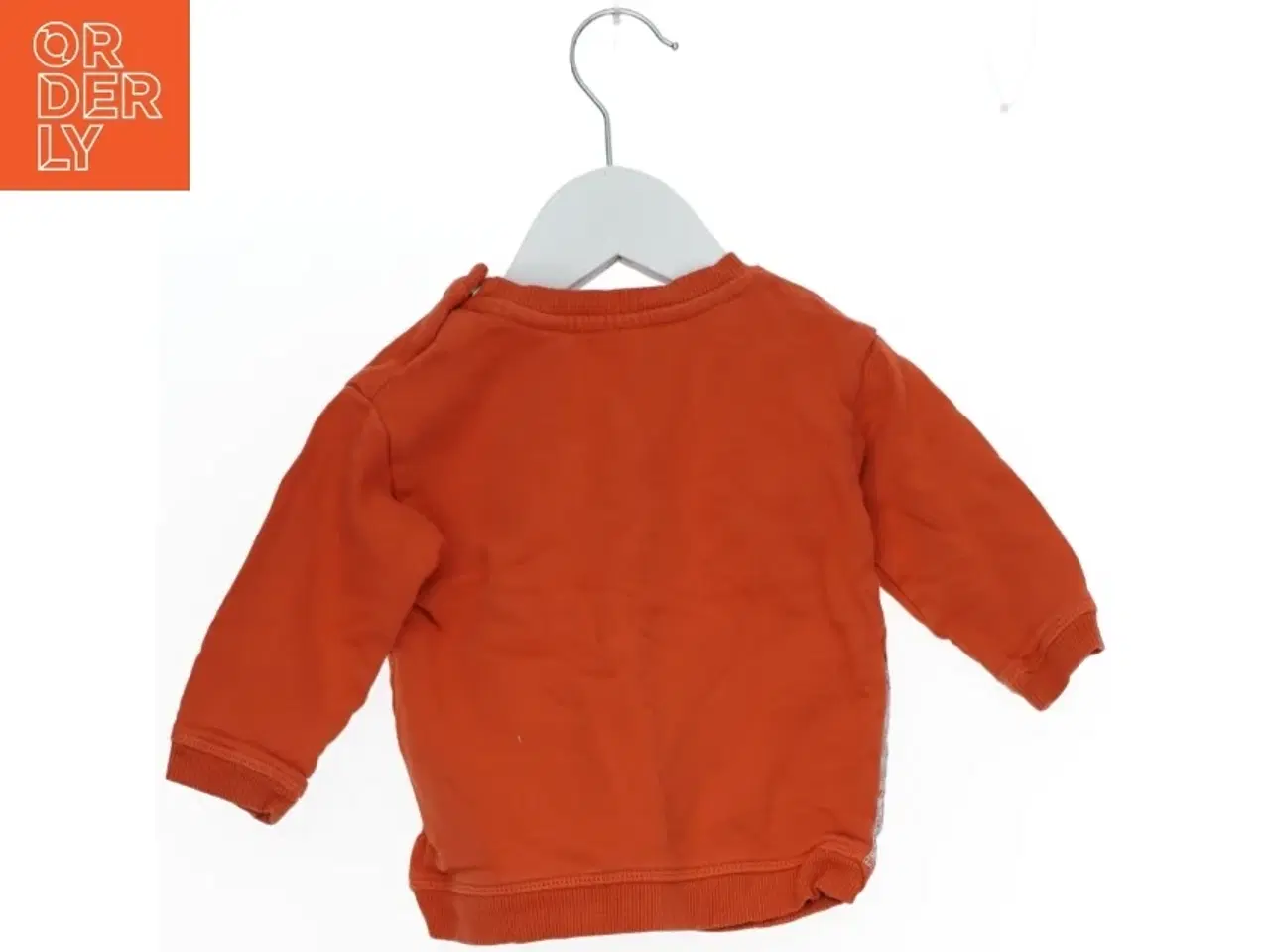 Billede 2 - Orange sweatshirt med hundemotiv fra H&M (str. 74)