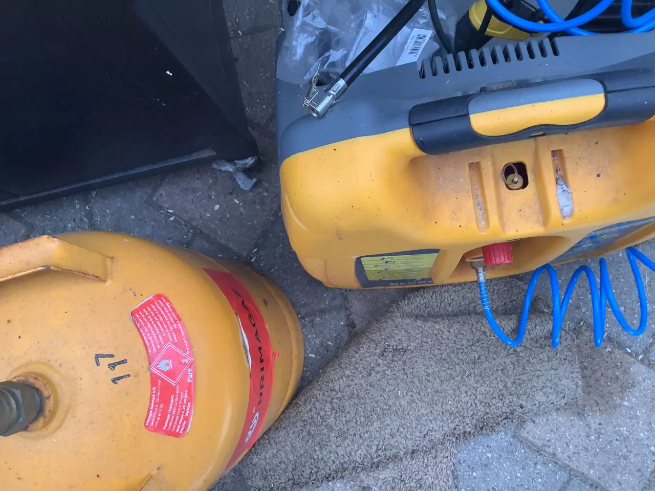 Billede 2 - Bærbar kompressor 6 liters 