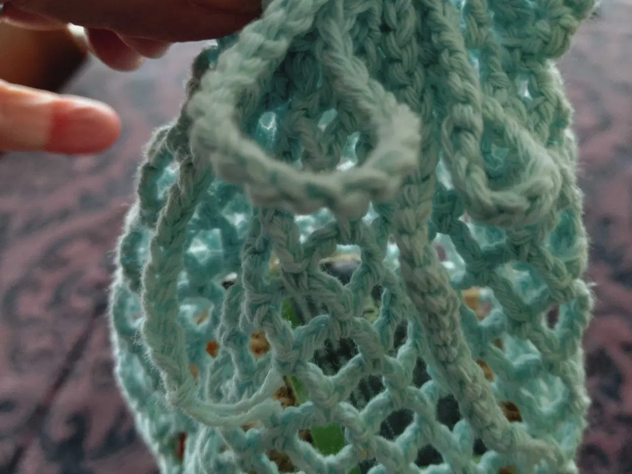 Billede 1 - hæklede sæbeposer 13 cm