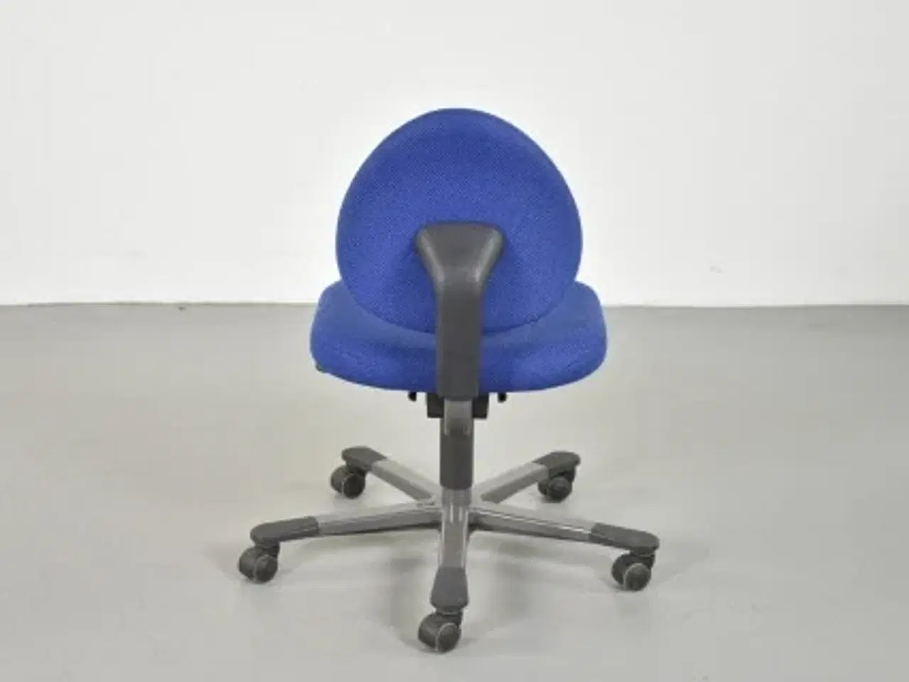 Billede 3 - Häg h04 credo kontorstol i blå med gråt stel