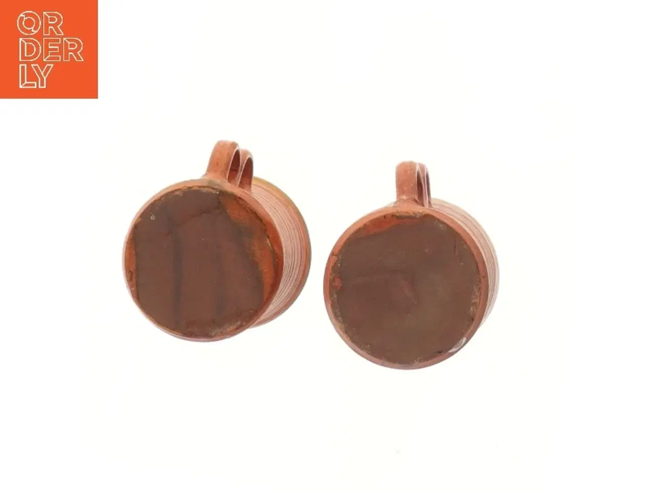 Billede 3 - Keramiske krus med dobbelt hank (str. Ø 9x11 cm)