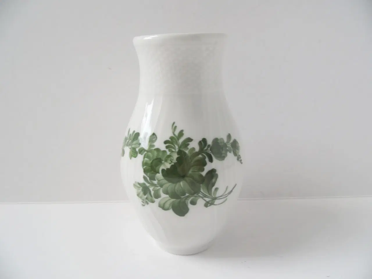 Billede 1 - Royal Copenhagen Grøn Blomst vase