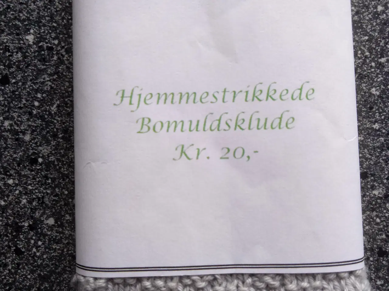 Billede 10 - Hjemmestrikkede karklude / vaskeklude