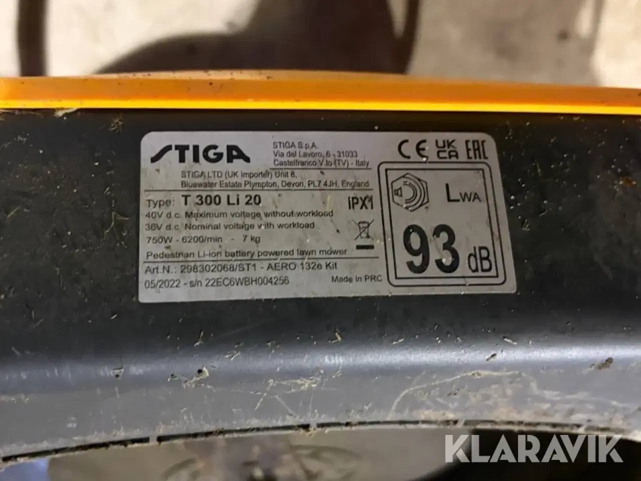 Billede 10 - Græsslåmaskine Stiga Aero T300