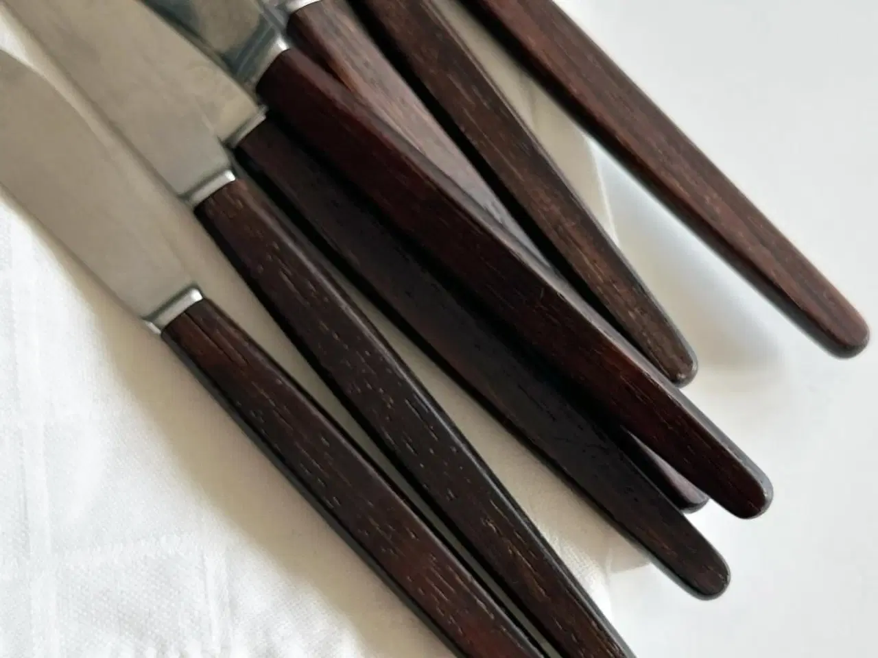 Billede 3 - Tias Eckhoff, Lundtofte knive m træskaft, 7 stk samlet