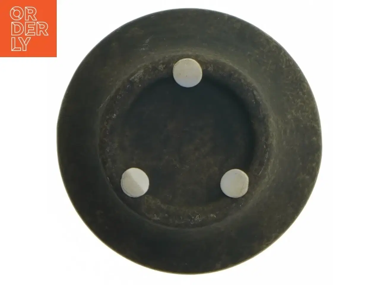 Billede 4 - Keramikvase, brun og sort (str. Ø. 5,5 cm. længde. 16 cm)