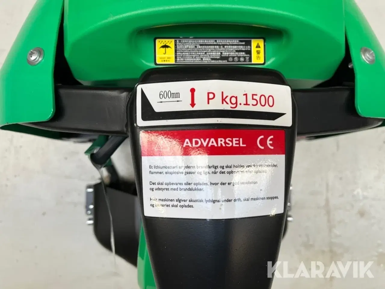 Billede 12 - El-palleløfter Hangcha CBD15 - 1500kg