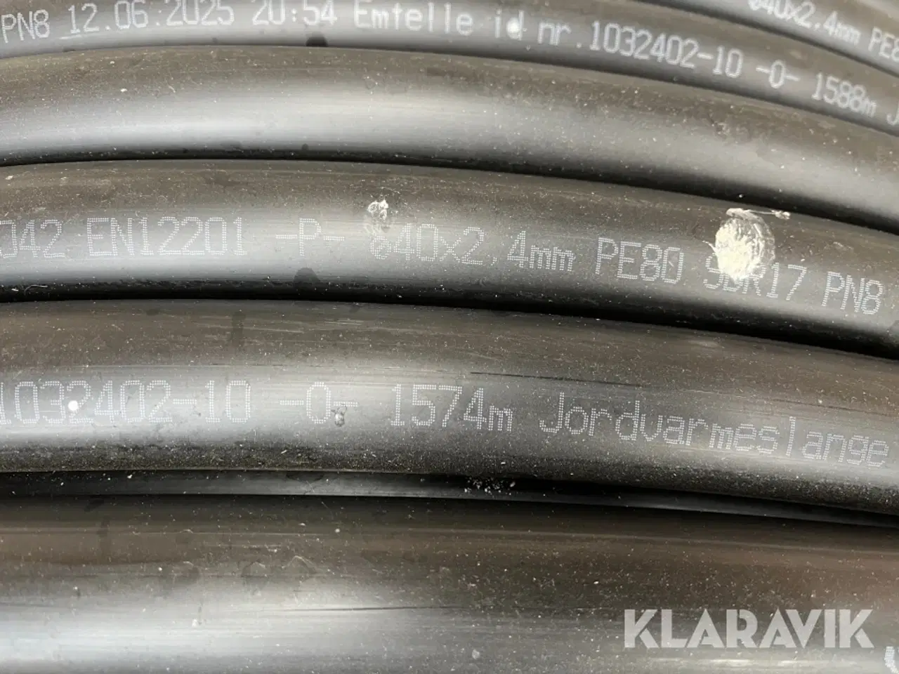 Billede 12 - PEM-rør / jordvarmeslanger PN6 - 3x250m