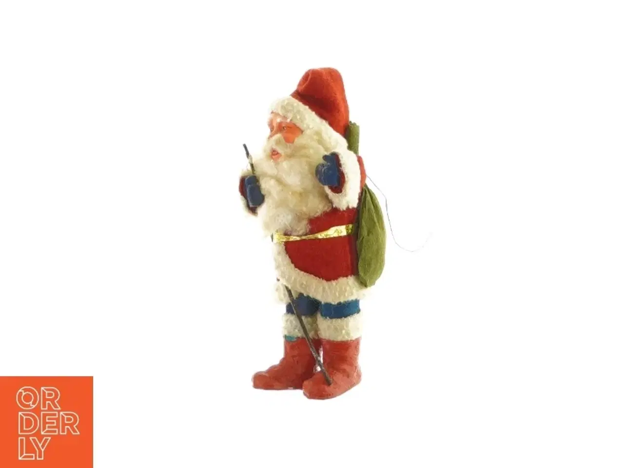 Billede 1 - gammel Julemand med sæk - figur