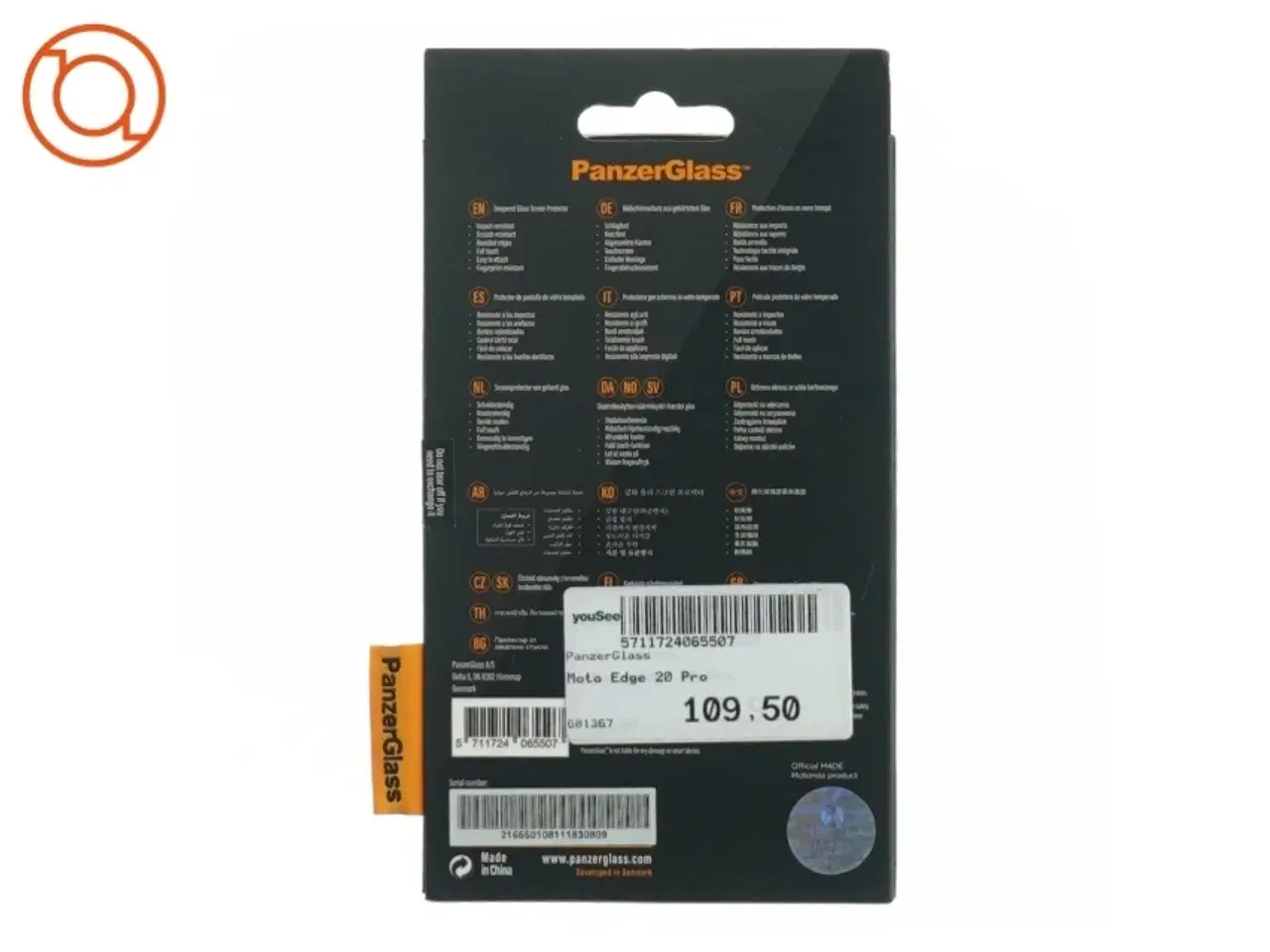 Billede 2 - Beskyttelsesglas til Motorola Edge fra PanzerGlass