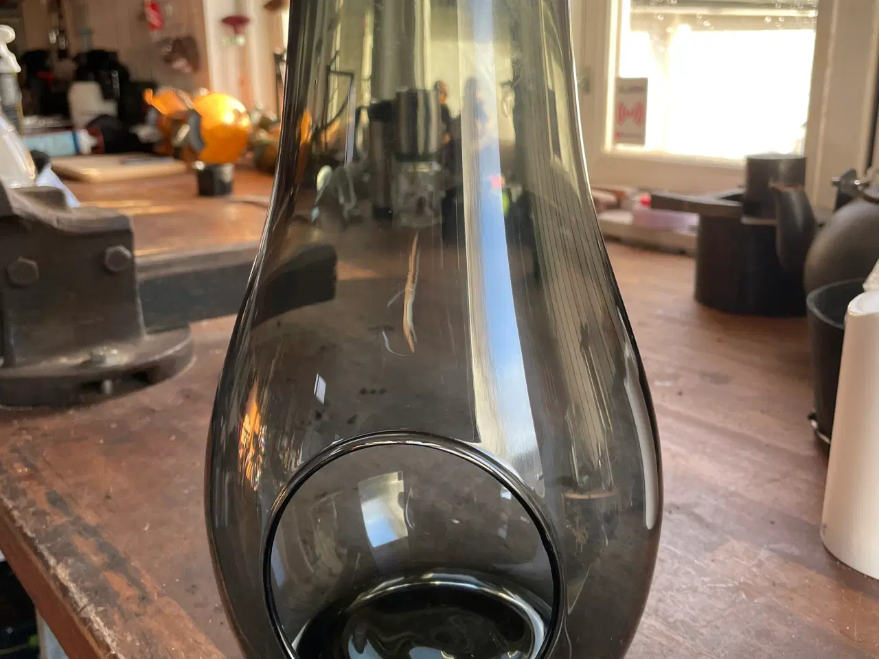 Billede 1 - Holmegaard glas ophæng / til lys mm. 30 cm høj