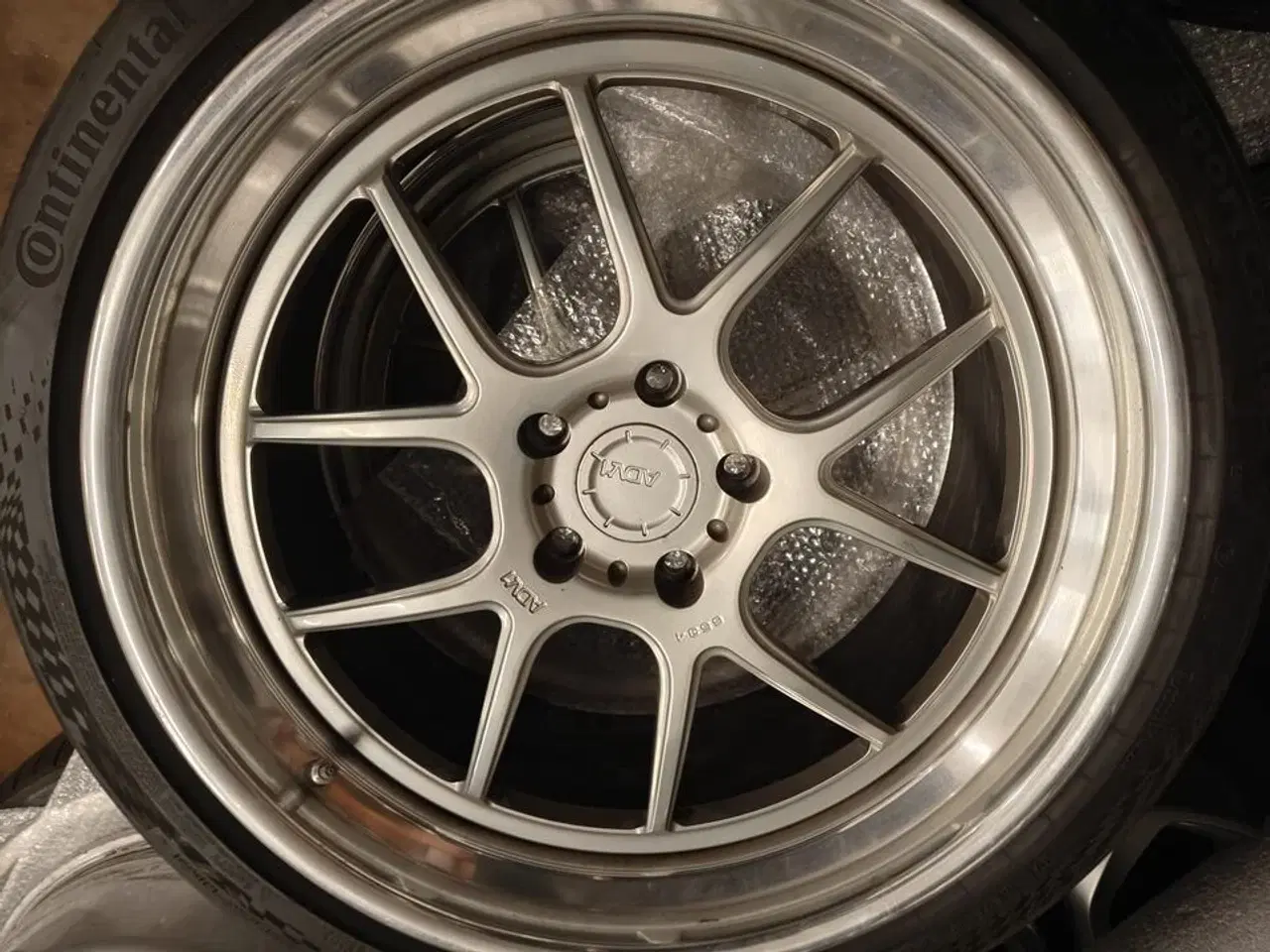 Billede 1 - 4 stk. Fælge m. dæk ADV1 3delt Split til PORSCHE (MOMSFRI)