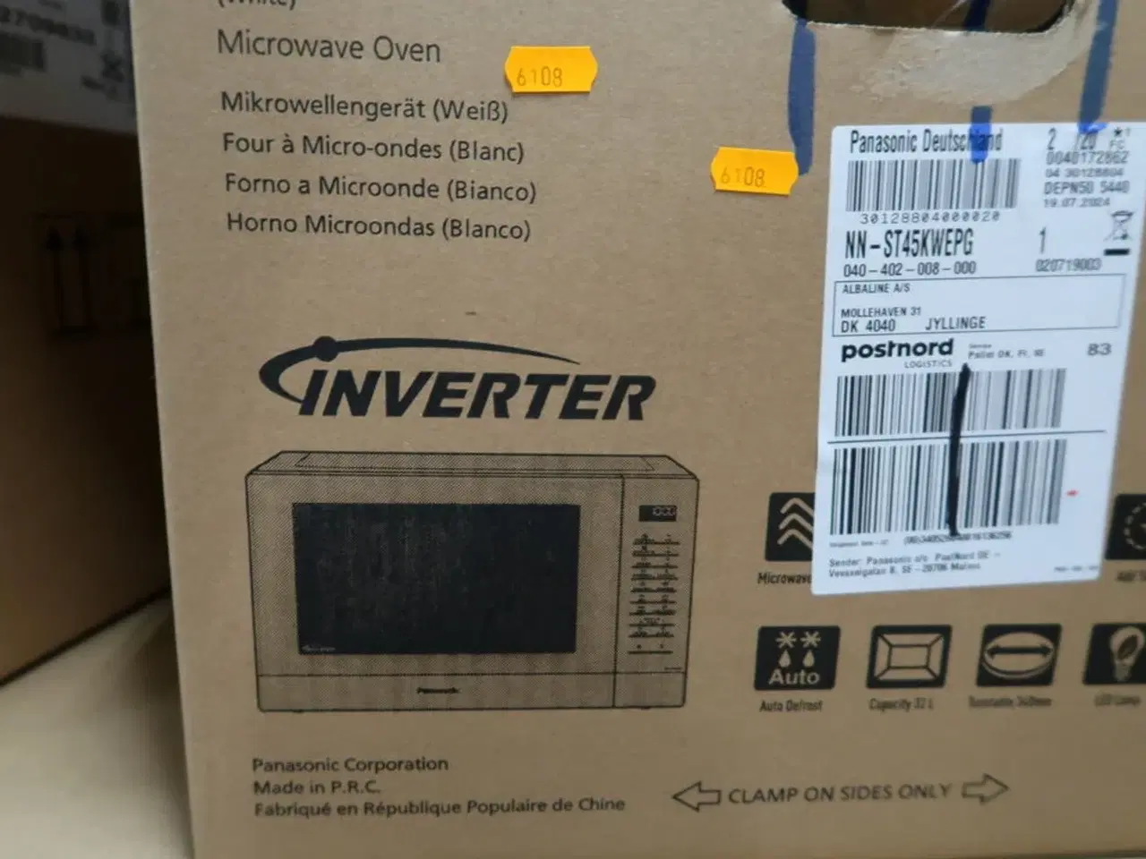 Billede 2 - Mikrobølgeovn PANASONIC NN-ST45KW