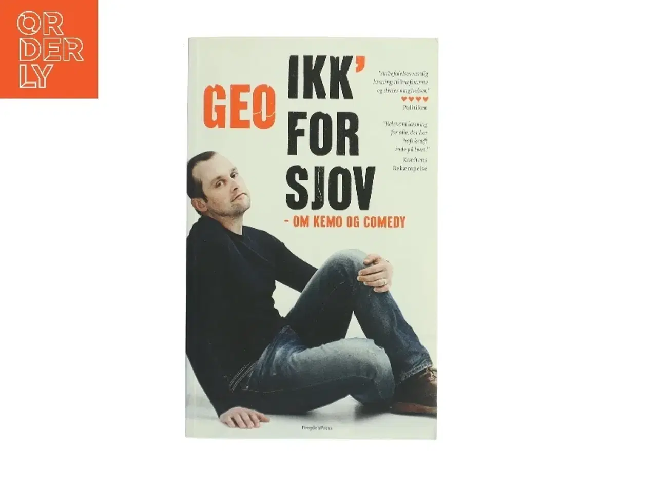 Billede 1 - Ikk' for sjov : om kemo og comedy af Geo (f. 1975) (Bog)