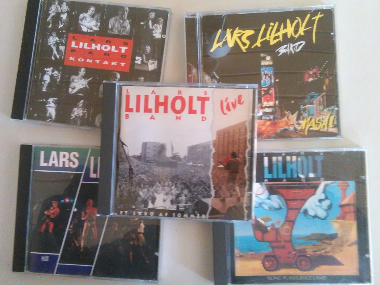 Billede 1 - LARS LILHOLT: 5 CD'er stk. 25. kr. - Alle 75 kr. 