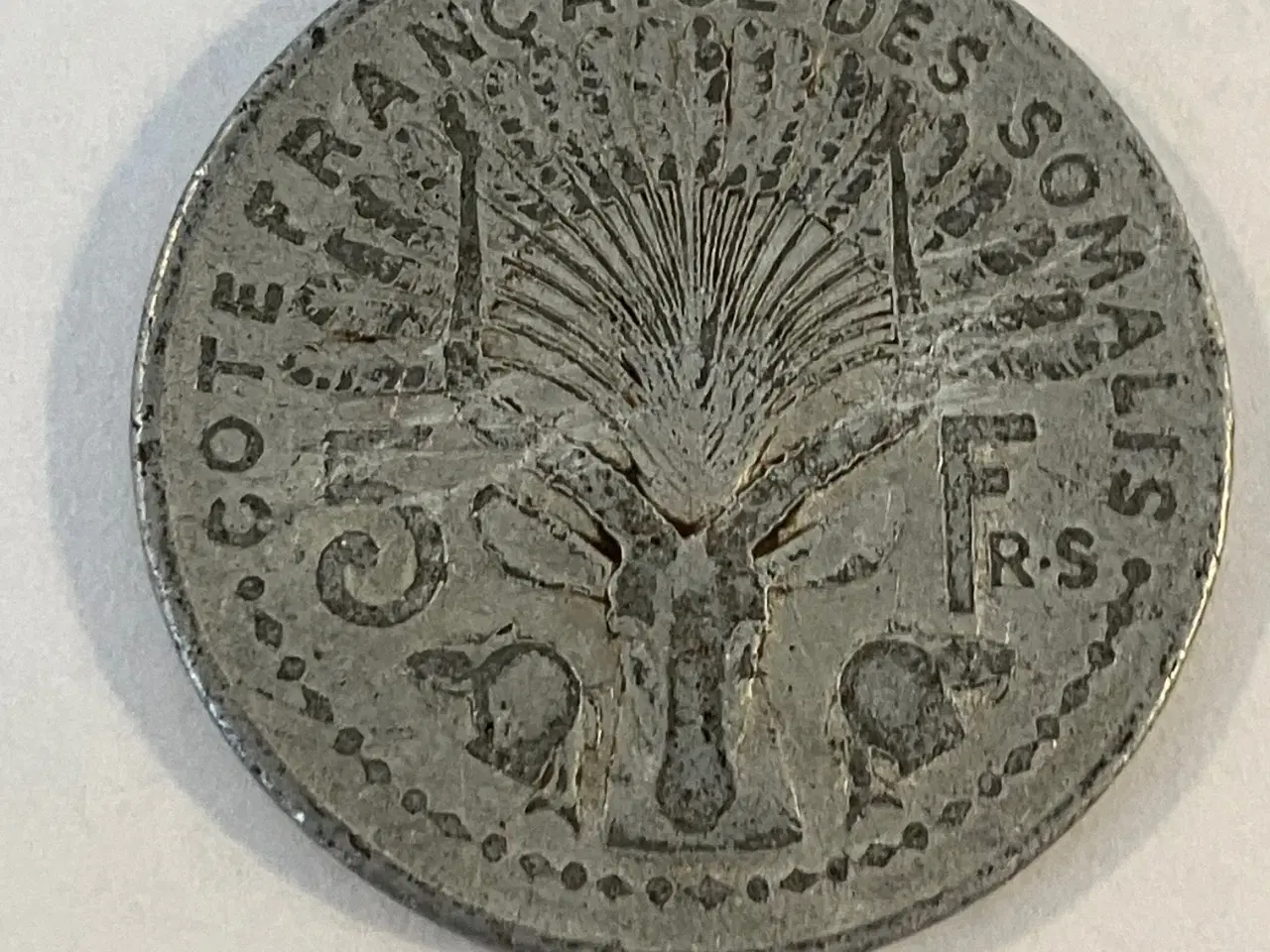 Billede 1 - 5 Francs Somalia 1948