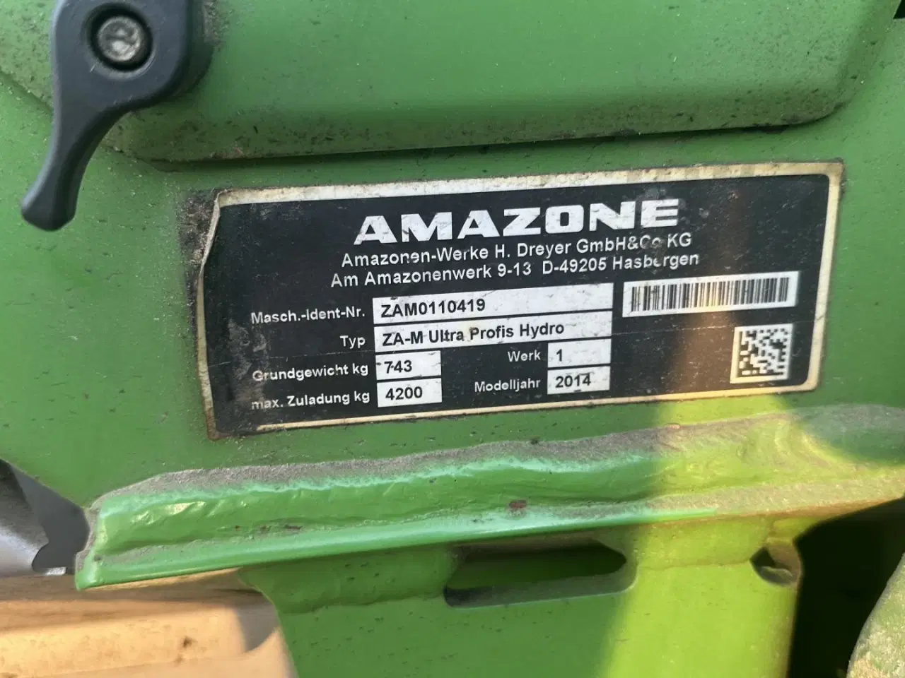 Billede 8 - Amazone ZA-M Profis Hydro. GPS forberedt.