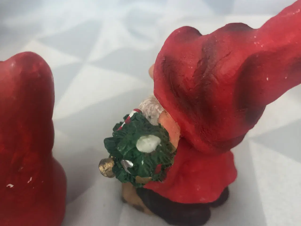 Billede 7 - 2 keramik julefigurer juletrold & julemand 