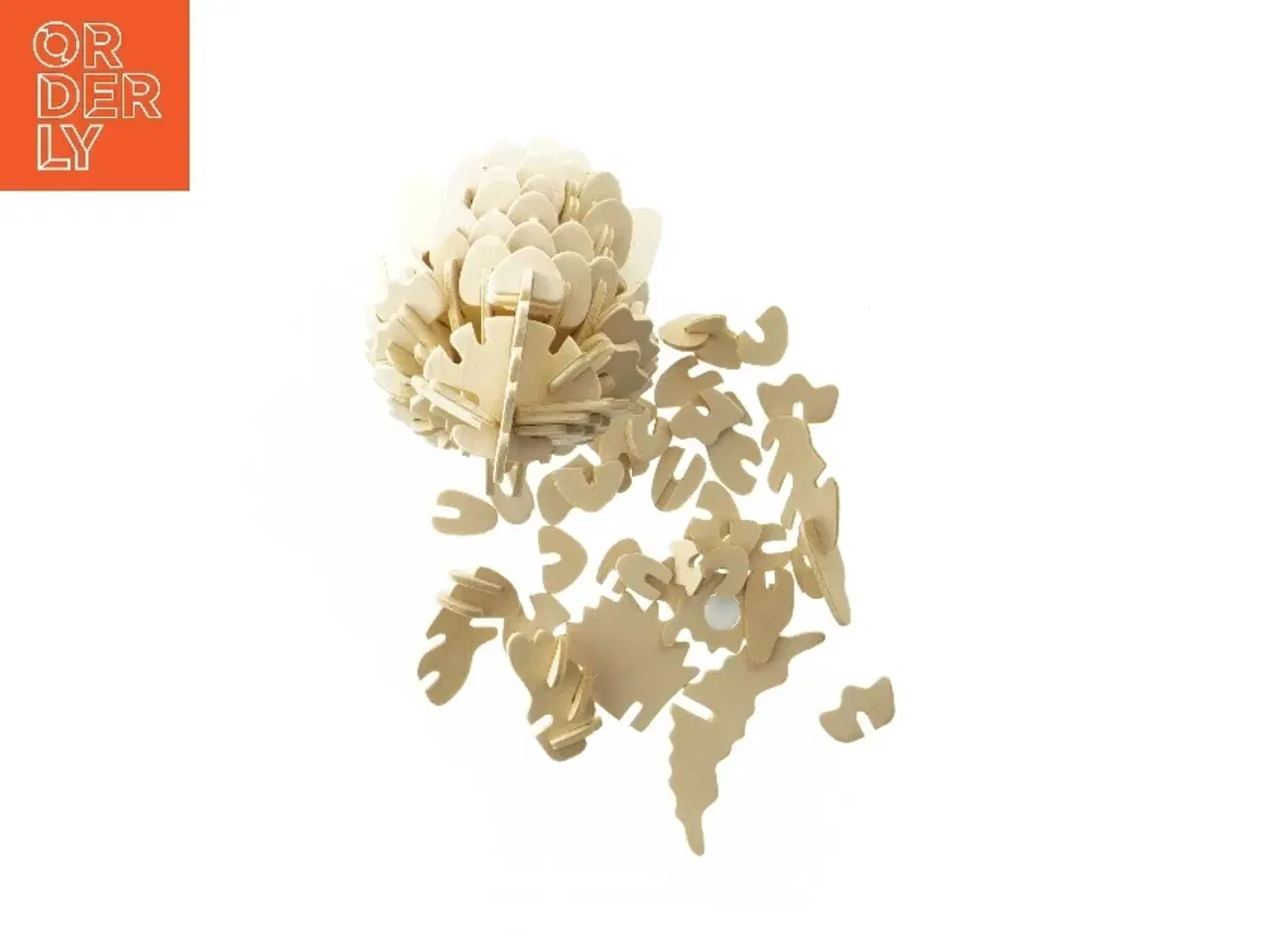 Billede 3 - Træ ugle puslespil / byggesæt (str. 20 cm)