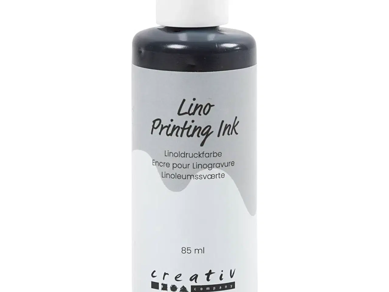 Billede 1 - Vandbaseret linoleumssværte, sort, 85ml