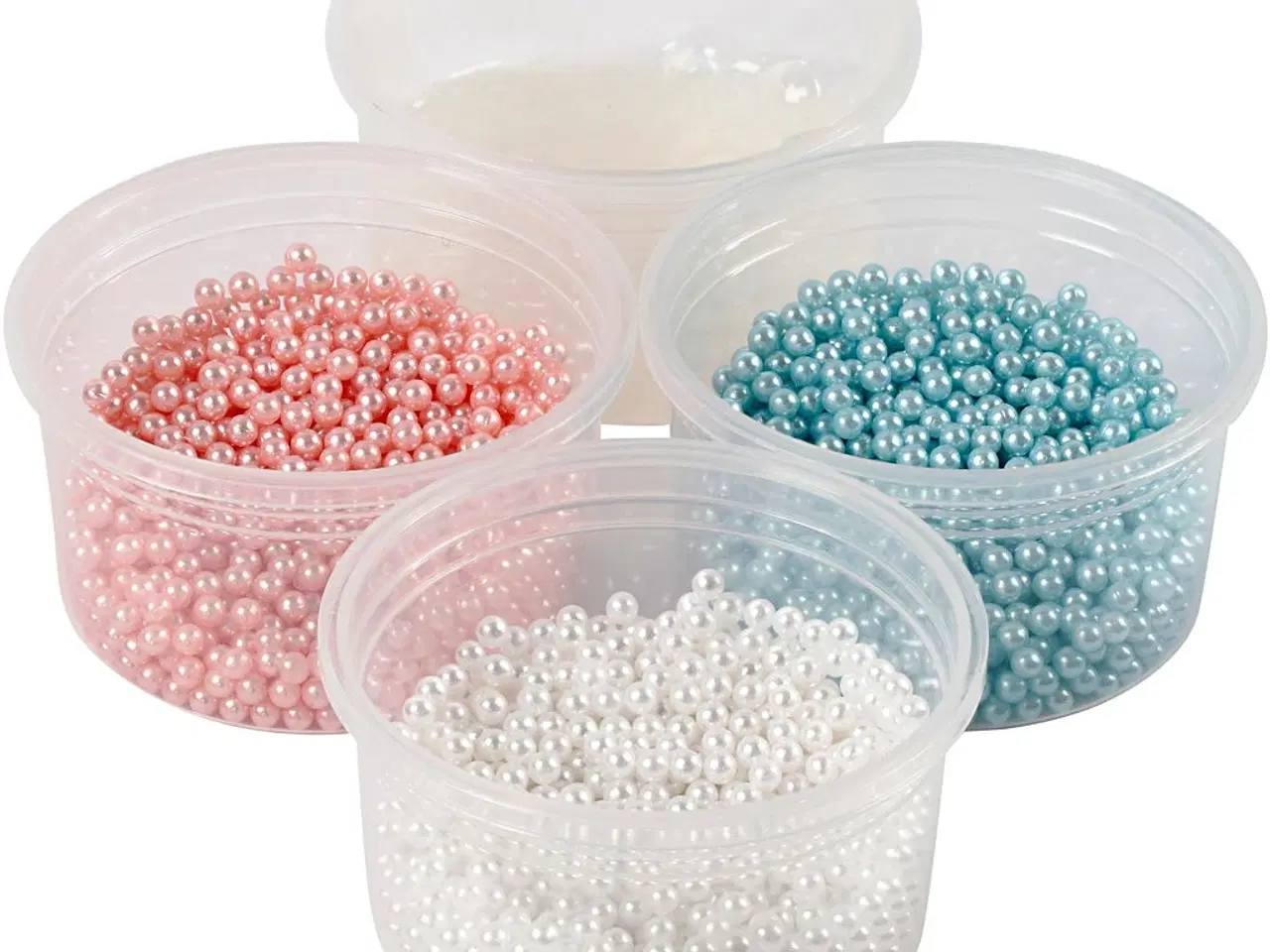 Billede 1 - Pearl Clay® Sæt - 3x25g + 38g Perlemorsfarvet Modellering