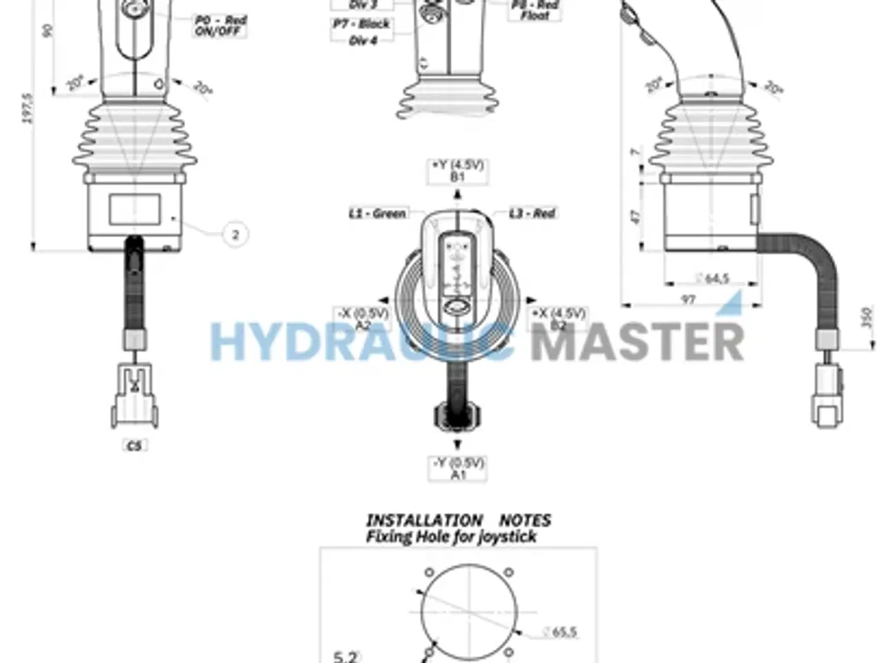 Billede 5 - Joystick + 3. funktion Traktorlæsser med Walvoil