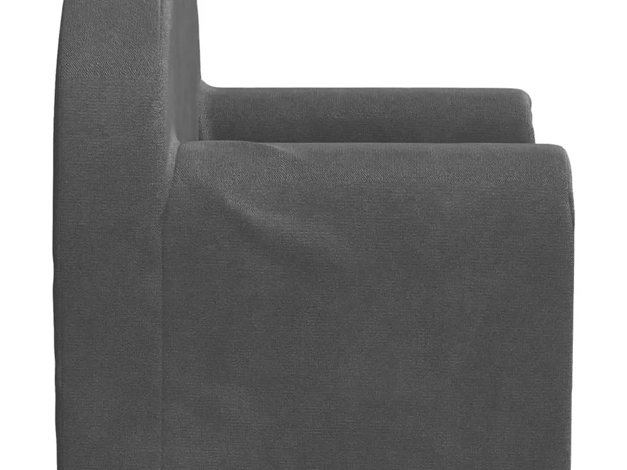 Billede 5 - Sovesofa til børn blødt plys antracitgrå