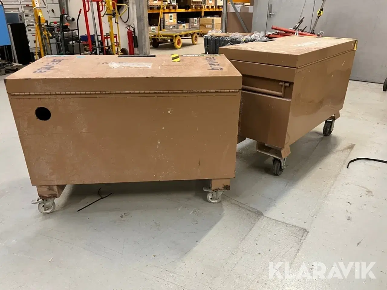Billede 2 - Værktøjsvogn Ridgid 4820 jobmaster chest 2 styk