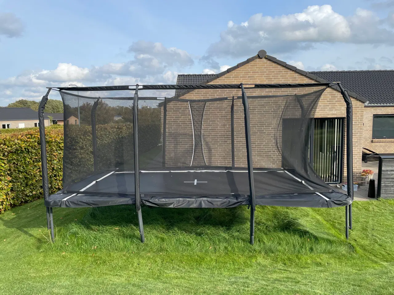 Billede 3 - Stor rektangulær trampolin