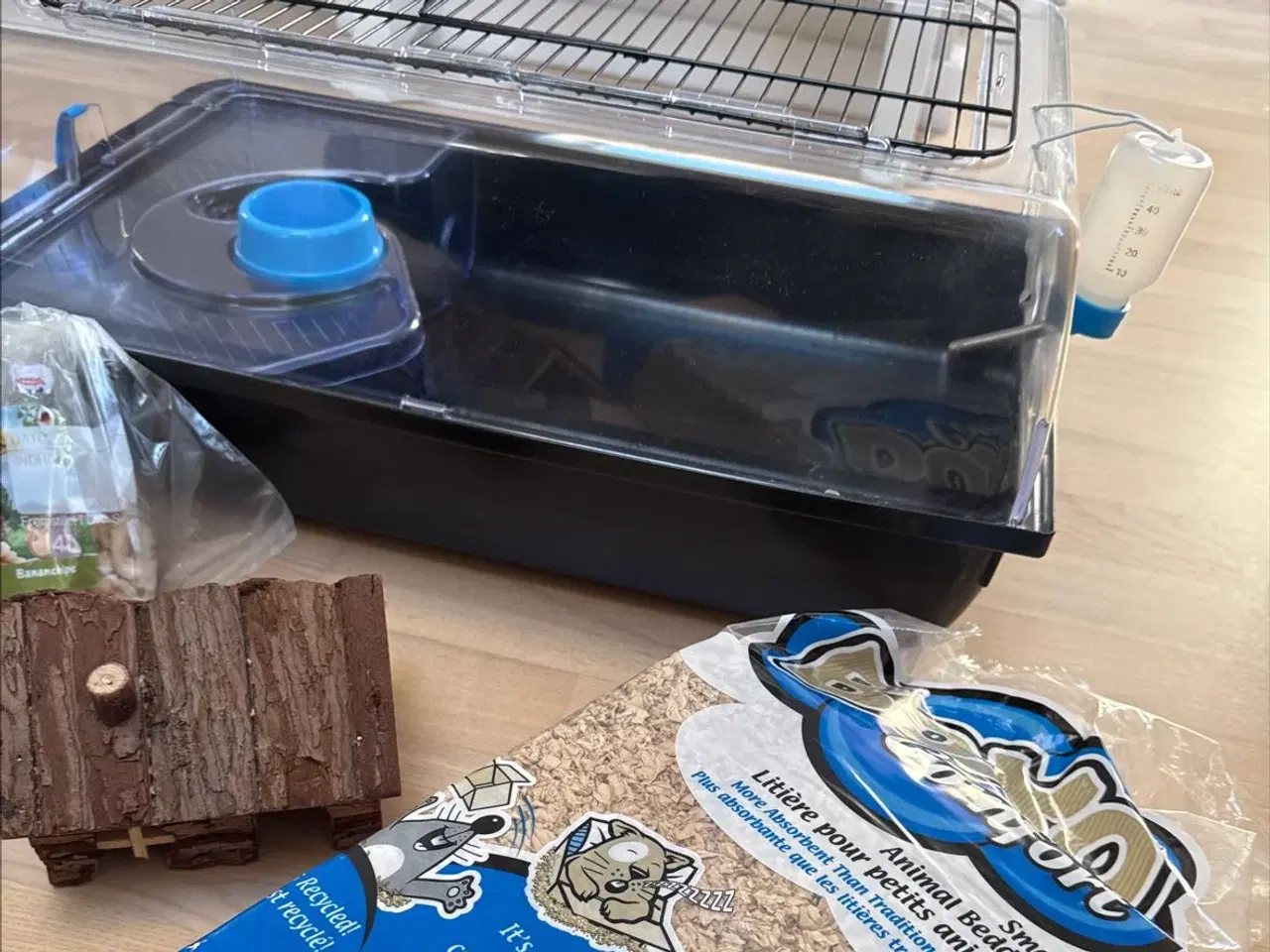 Billede 1 - Dværghamsterbur med tilbehør