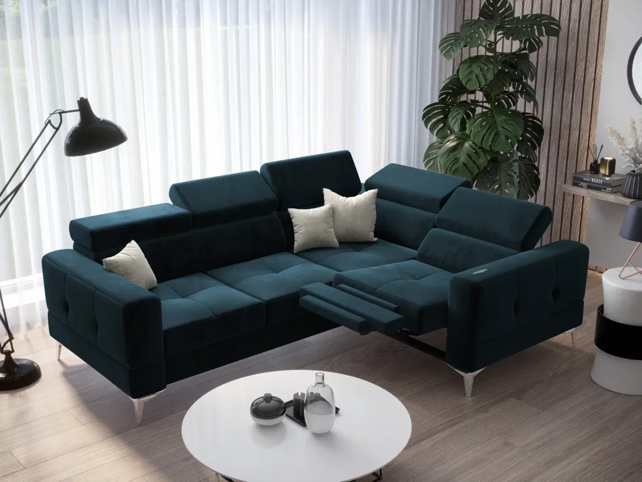 Billede 9 - TUTSEPI RELAX HJØRNESOFA MED SOVEFUNKTION 185X250