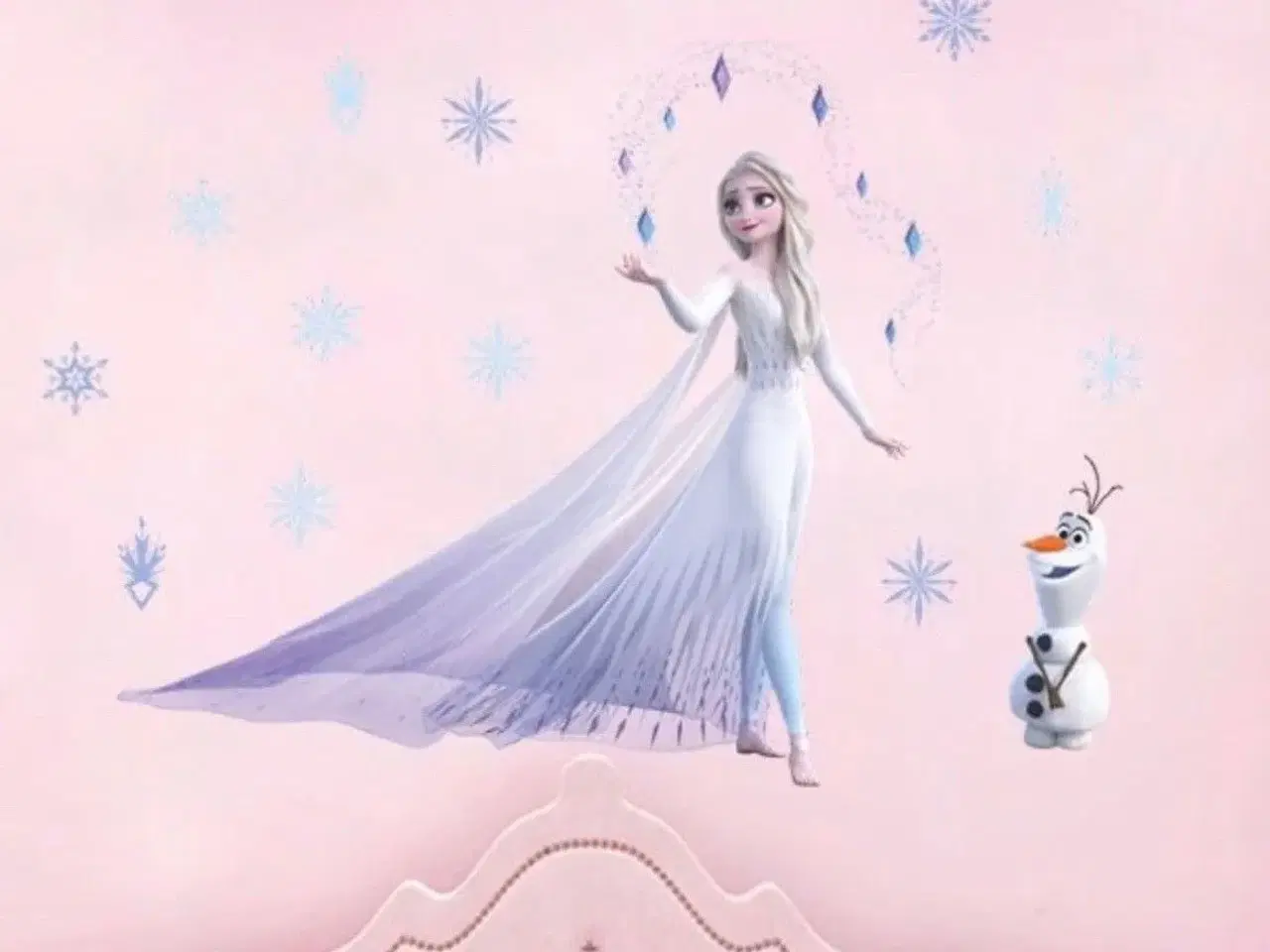 Billede 11 - Frost wallstickers med Elsa fra Frost
